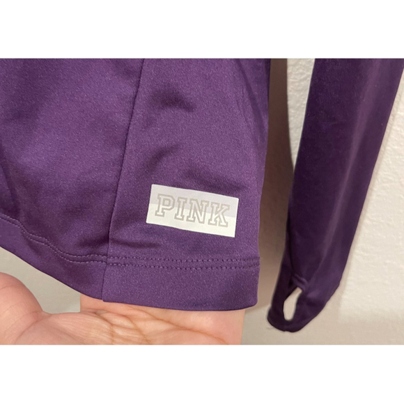 PINK Purple Ultimate Half Zip Sweatshirt - Picture 4 of 6
